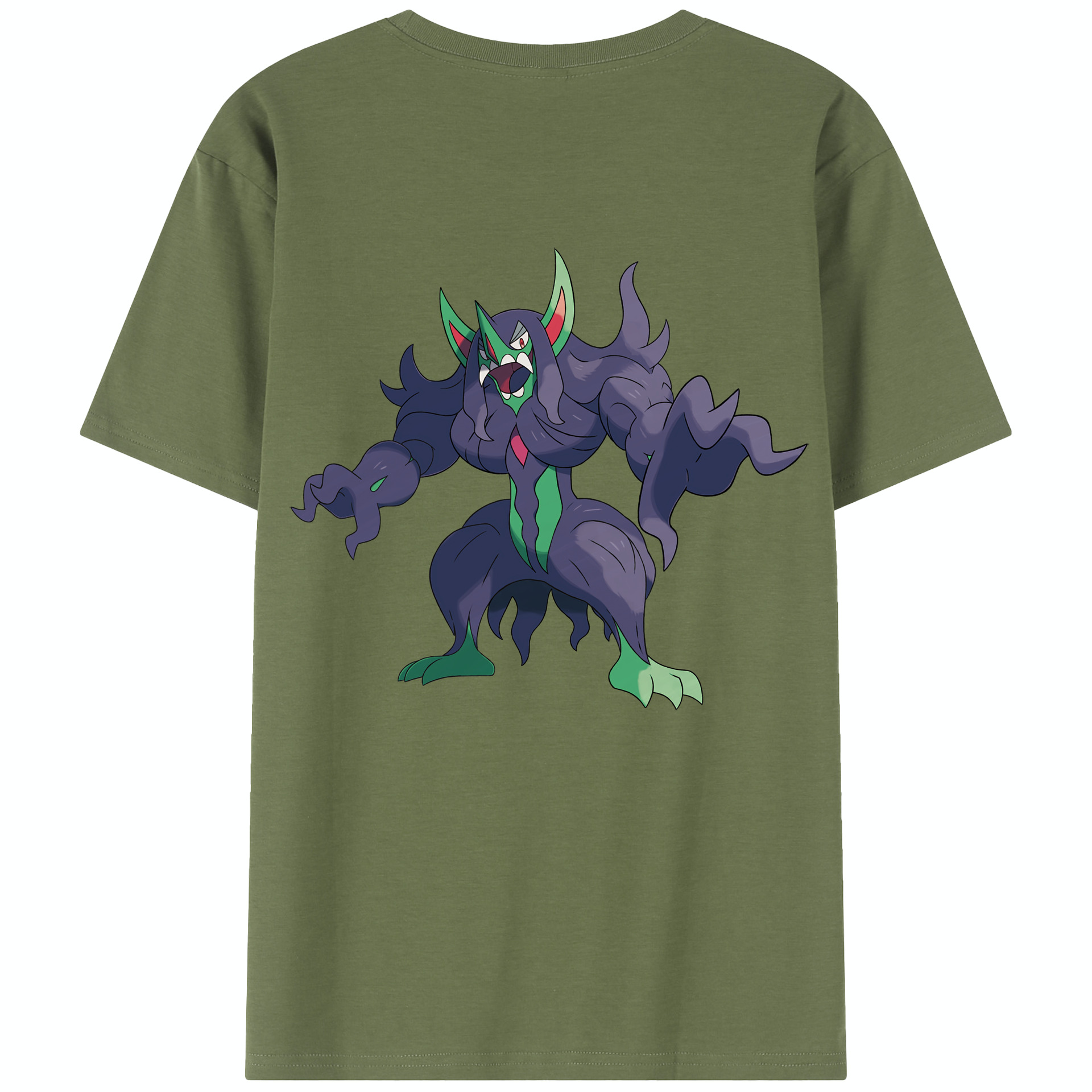 （画像用） ポケットモンスター Pokémon 綿100％半袖Tシャツ（背面プリント）